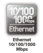 Ethernet 10/100/1000 Mbps