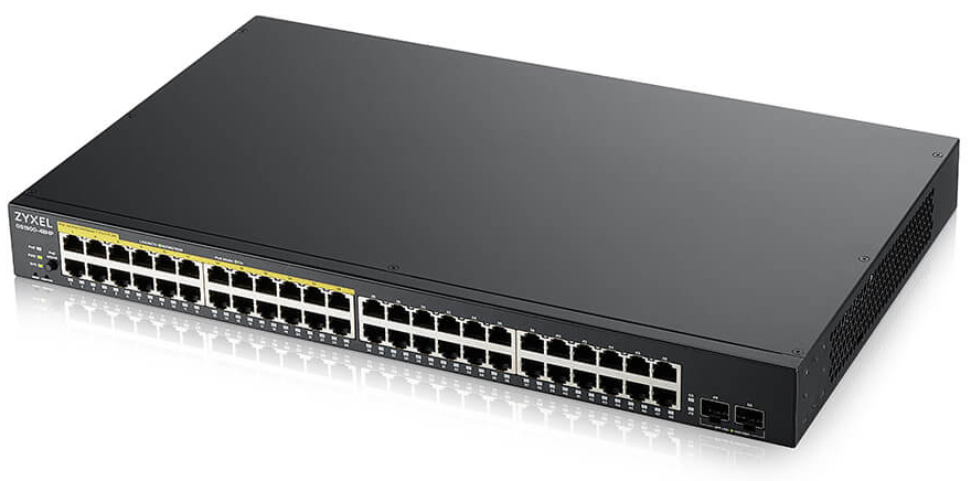 Zyxel GS1900-48HPV2 Smart Managed 48 Port POE+ Switch | ZyxelGuard.com