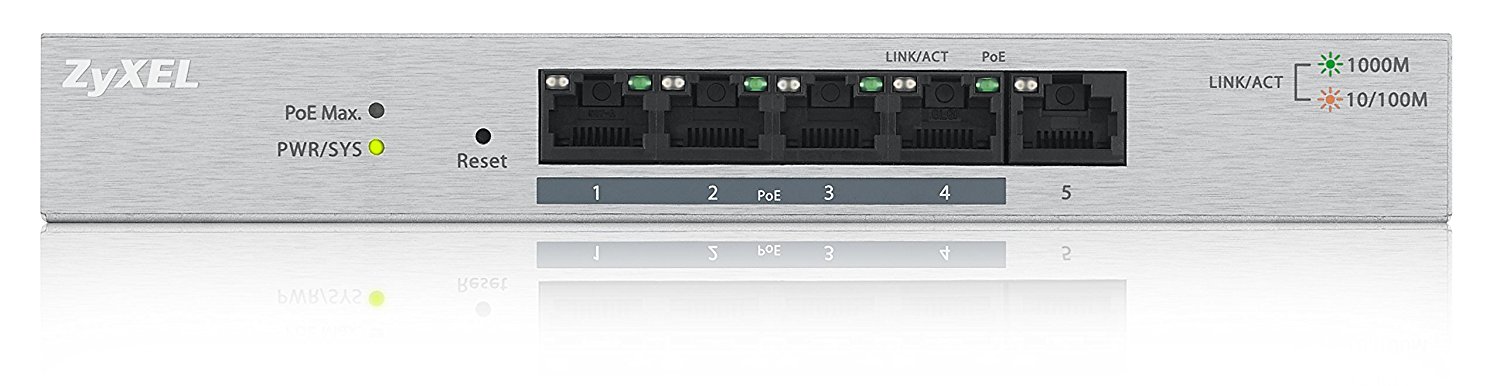 5-Port/8-Port Web Managed Gigabit Switch - GS1200-5/GS1200-8