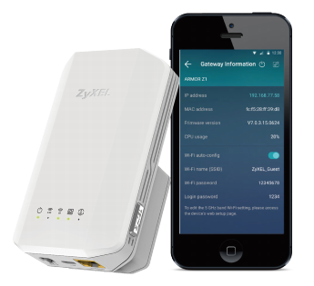 Sync Wi-Fi settings with Zyxel ONE Connect mobile app